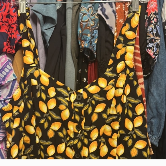 Loft Lemons Jumpsuit, Size XL - Picture 3 of 8